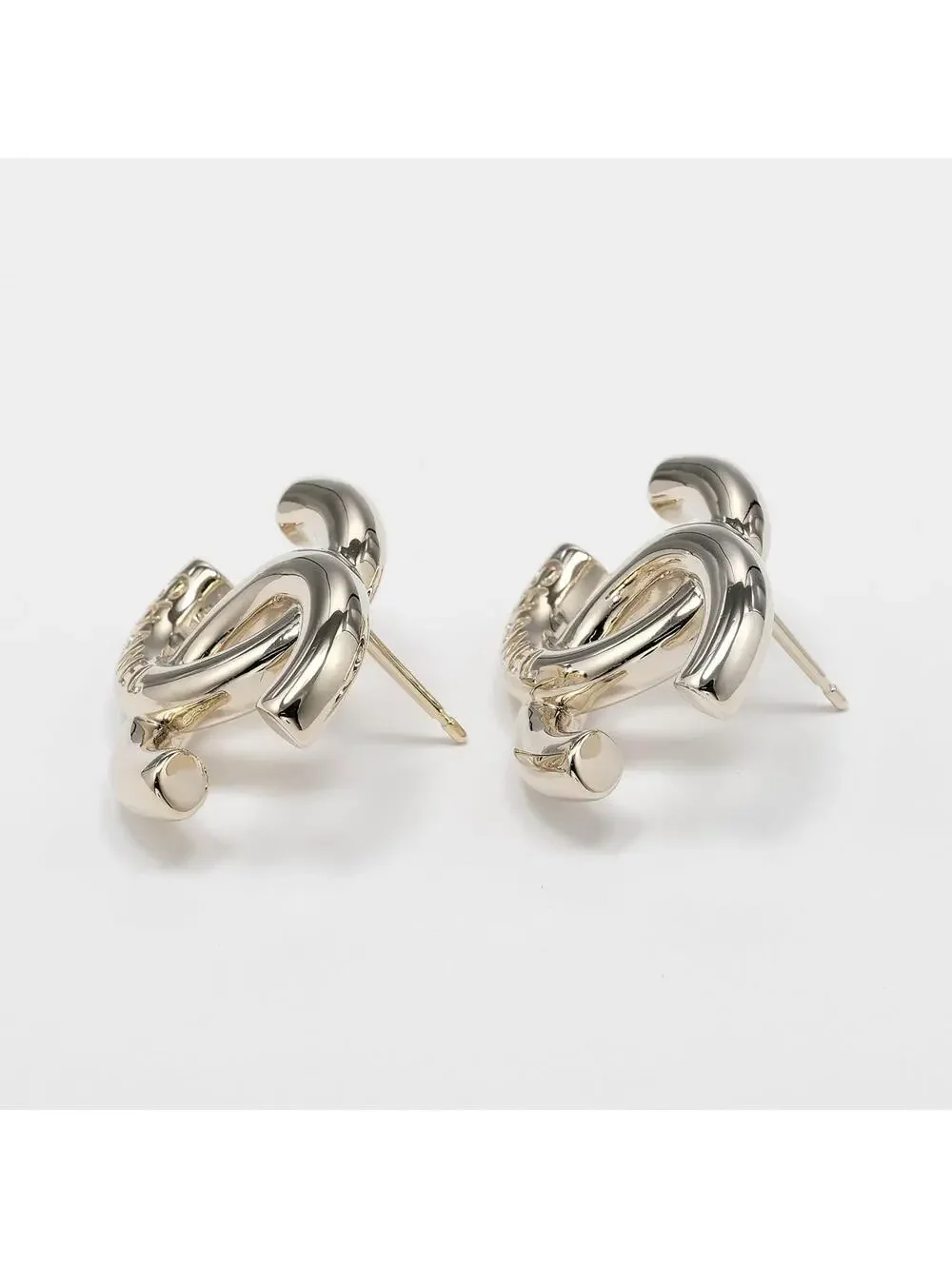 Chanel Cc Logo Earrings Metal #357846C10B